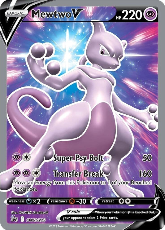 Image for Mewtwo V - SWSH229 (SWSH229) (SWSH: Sword & Shield Promo Cards) - Pokemon