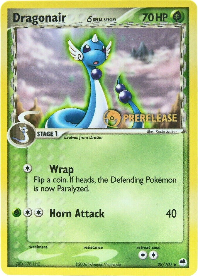 Image for Dragonair (Delta Species) - 28/101 (Prerelease) (28/101) (Nintendo Promos) - Pokemon