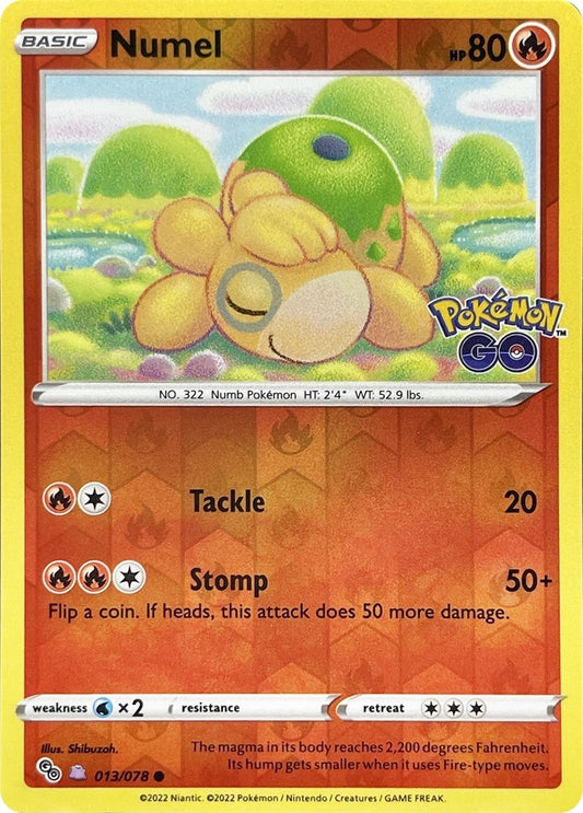 Image for Numel (Peelable Ditto) (013/078) (Pokemon GO) - Pokemon