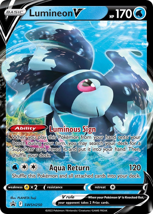 Image for Lumineon V - SWSH250 (SWSH250) (SWSH: Sword & Shield Promo Cards) - Pokemon
