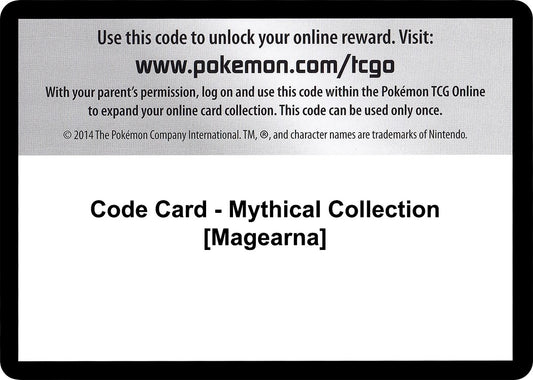 Image for Code Card - Mythical Collection [Magearna] (XY - Evolutions) - Pokemon