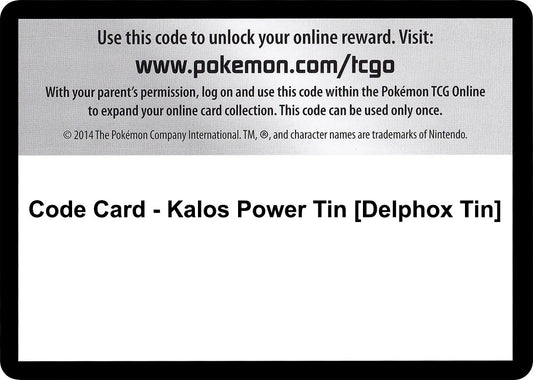 Image for Code Card - Kalos Power Tin [Delphox Tin] (XY - Flashfire) - Pokemon