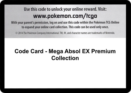 Image for Code Card - Mega Absol EX Premium Collection (XY - Roaring Skies) - Pokemon