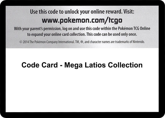 Image for Code Card - Mega Latios Collection (XY - Roaring Skies) - Pokemon