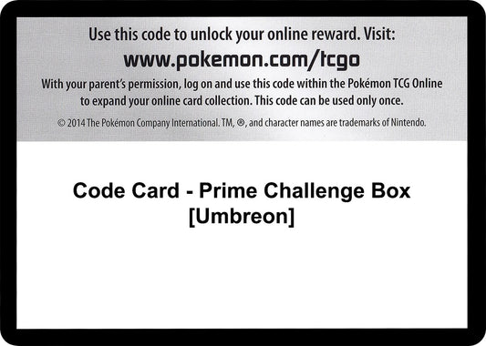 Image for Code Card - Prime Challenge Box [Umbreon] (Noble Victories) - Pokemon