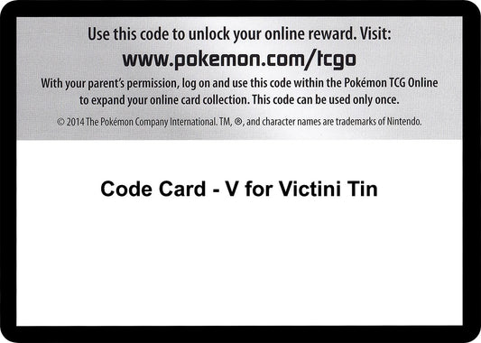 Image for Code Card - V for Victini Tin (Noble Victories) - Pokemon
