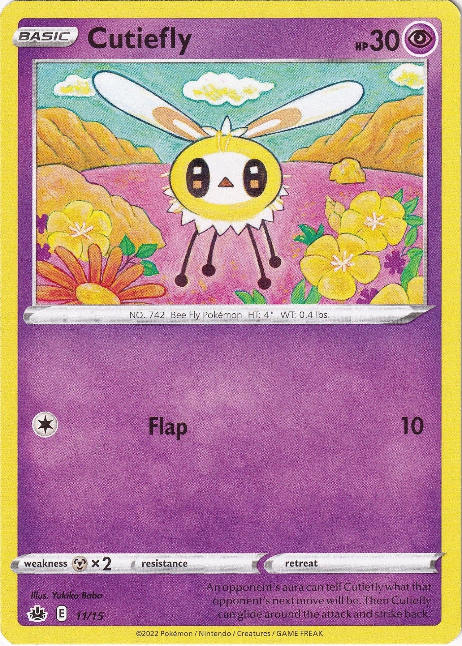 Image for Cutiefly (011/015) (McDonald's Promos 2022) - Pokemon