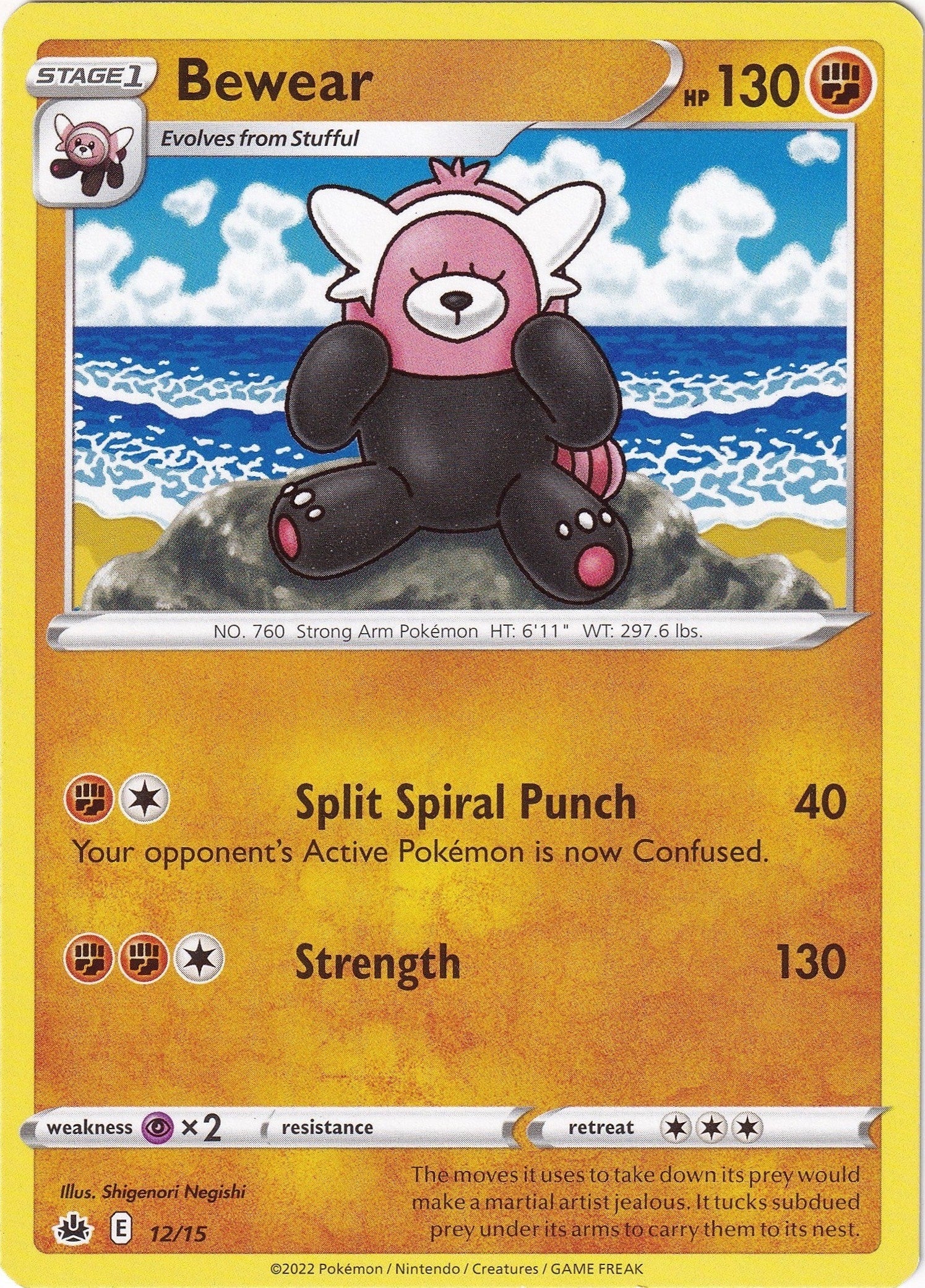 Image for Bewear (012/015) (McDonald's Promos 2022) - Pokemon