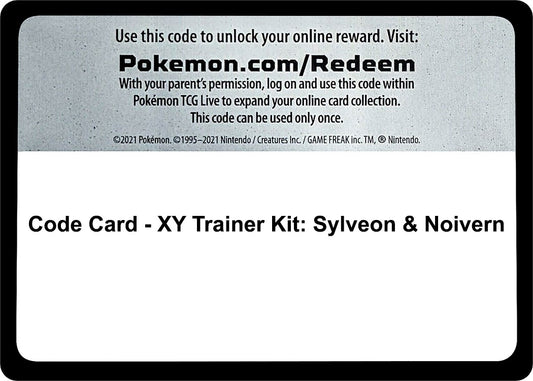 Image for Code Card - XY Trainer Kit: Sylveon & Noivern (XY Trainer Kit: Sylveon & Noivern) - Pokemon