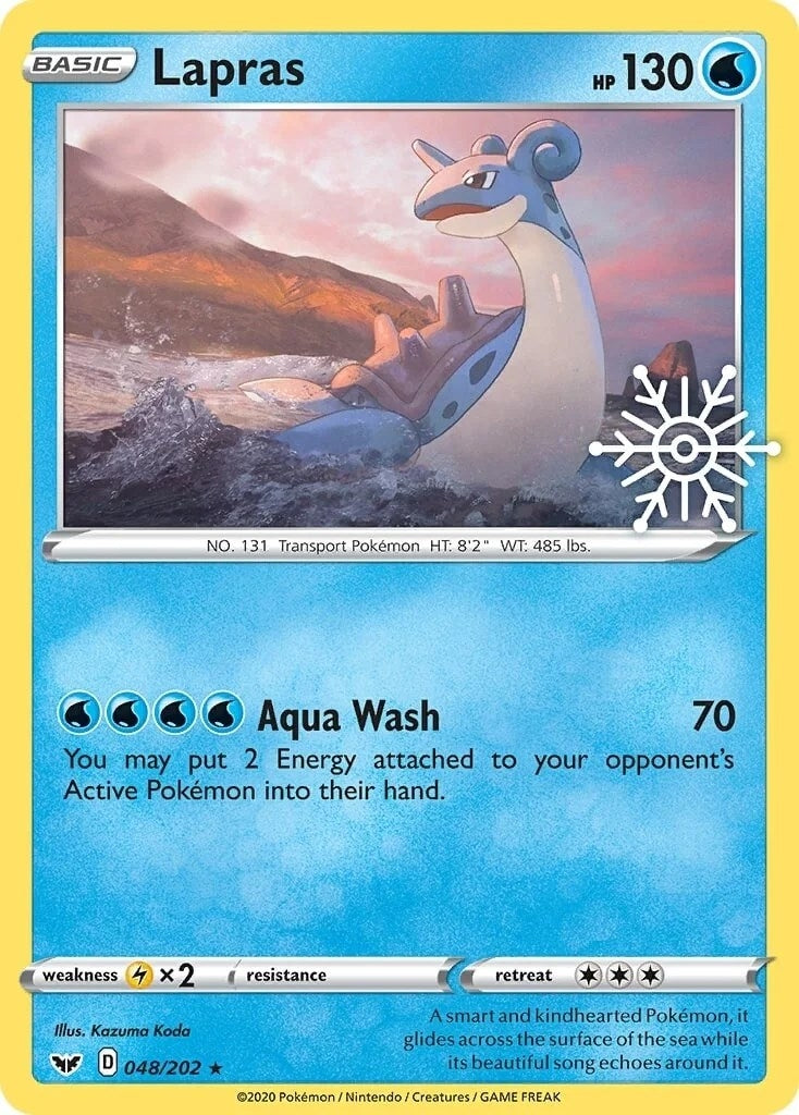 Image for Lapras - 048/202 (Holiday Calendar) (048/202) (Miscellaneous Cards & Products) - Pokemon