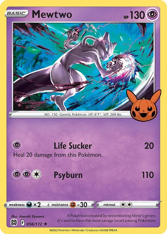 Image for Mewtwo (056/172) (Trick or Trade BOOster Bundle) - Pokemon