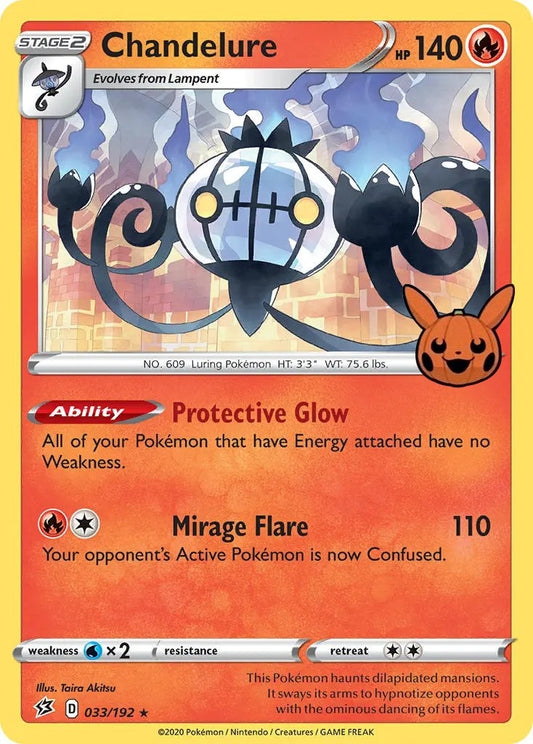 Image for Chandelure (033/192) (Trick or Trade BOOster Bundle) - Pokemon