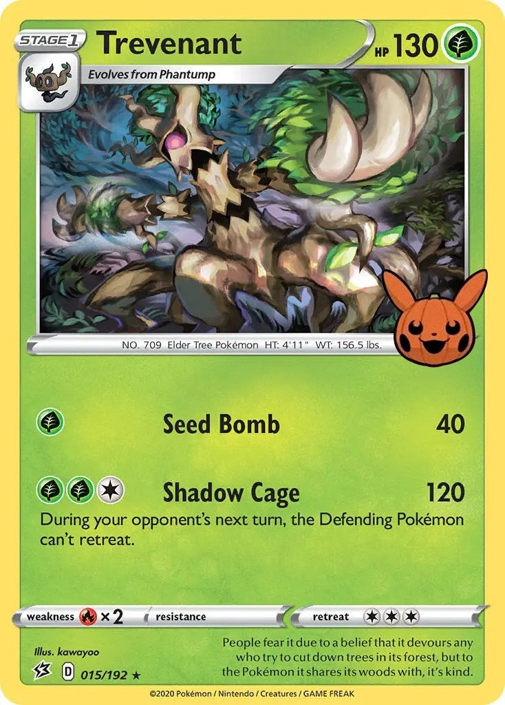 Image for Trevenant (015/192) (Trick or Trade BOOster Bundle) - Pokemon