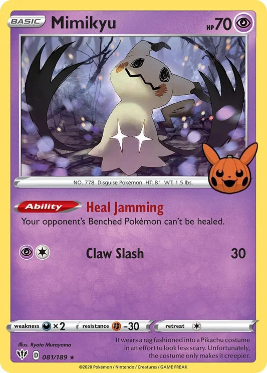 Image for Mimikyu (081/189) (Trick or Trade BOOster Bundle) - Pokemon