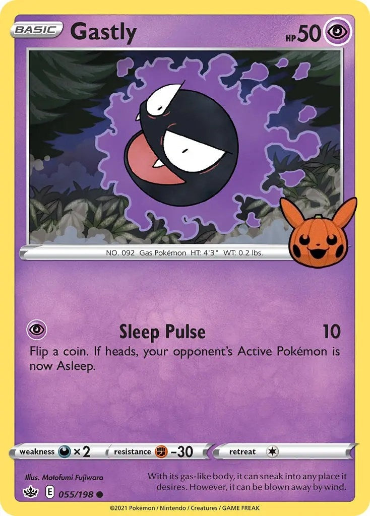 Image for Gastly (055/198) (Trick or Trade BOOster Bundle) - Pokemon