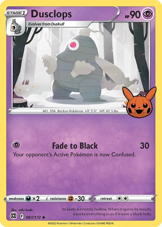 Image for Dusclops (061/172) (Trick or Trade BOOster Bundle) - Pokemon