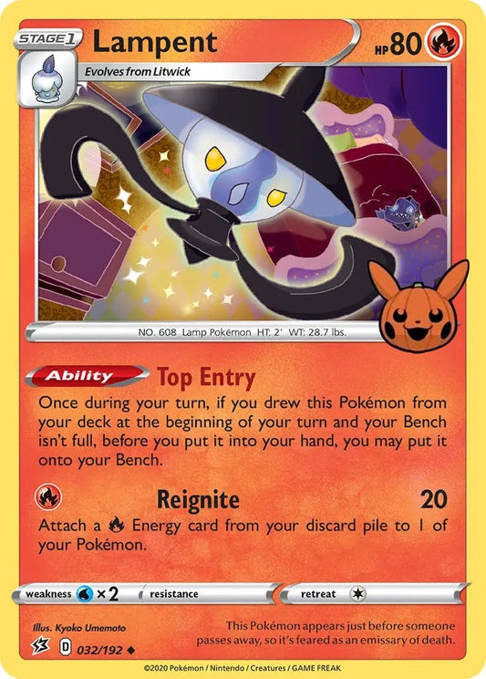 Image for Lampent (032/192) (Trick or Trade BOOster Bundle) - Pokemon
