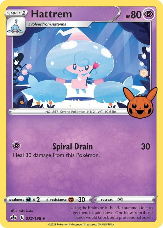 Image for Hattrem (072/198) (Trick or Trade BOOster Bundle) - Pokemon