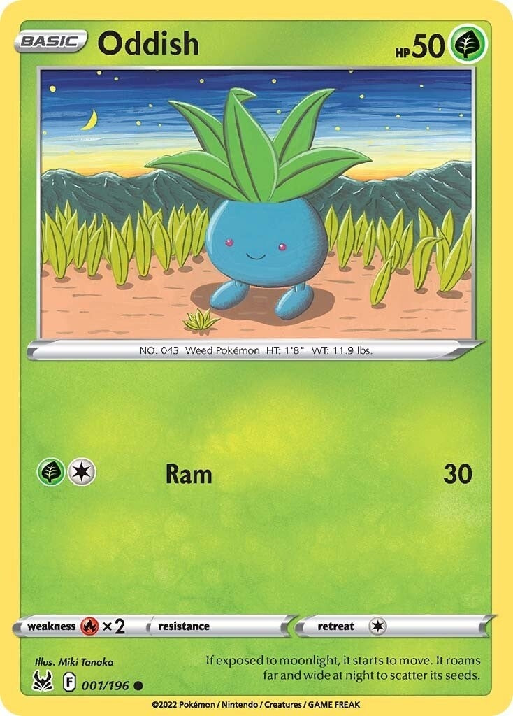 Image for Oddish (001/196) (SWSH11: Lost Origin) - Pokemon