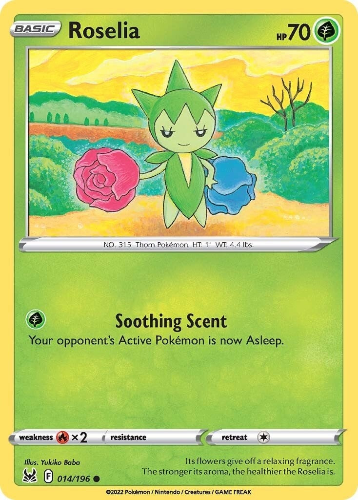 Image for Roselia (014/196) (SWSH11: Lost Origin) - Pokemon
