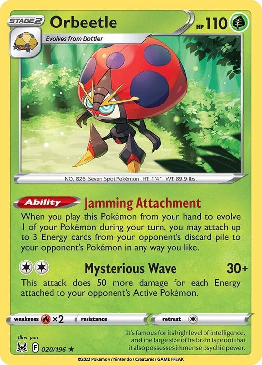 Image for Orbeetle (020/196) (SWSH11: Lost Origin) - Pokemon