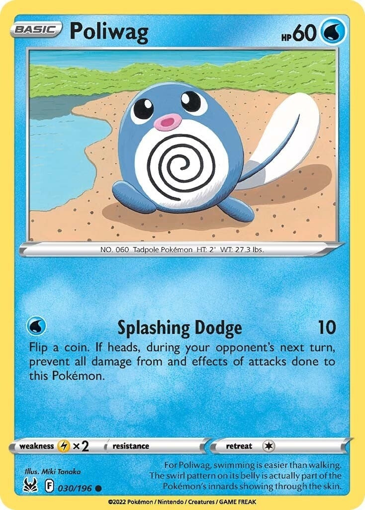 Image for Poliwag (030/196) (SWSH11: Lost Origin) - Pokemon