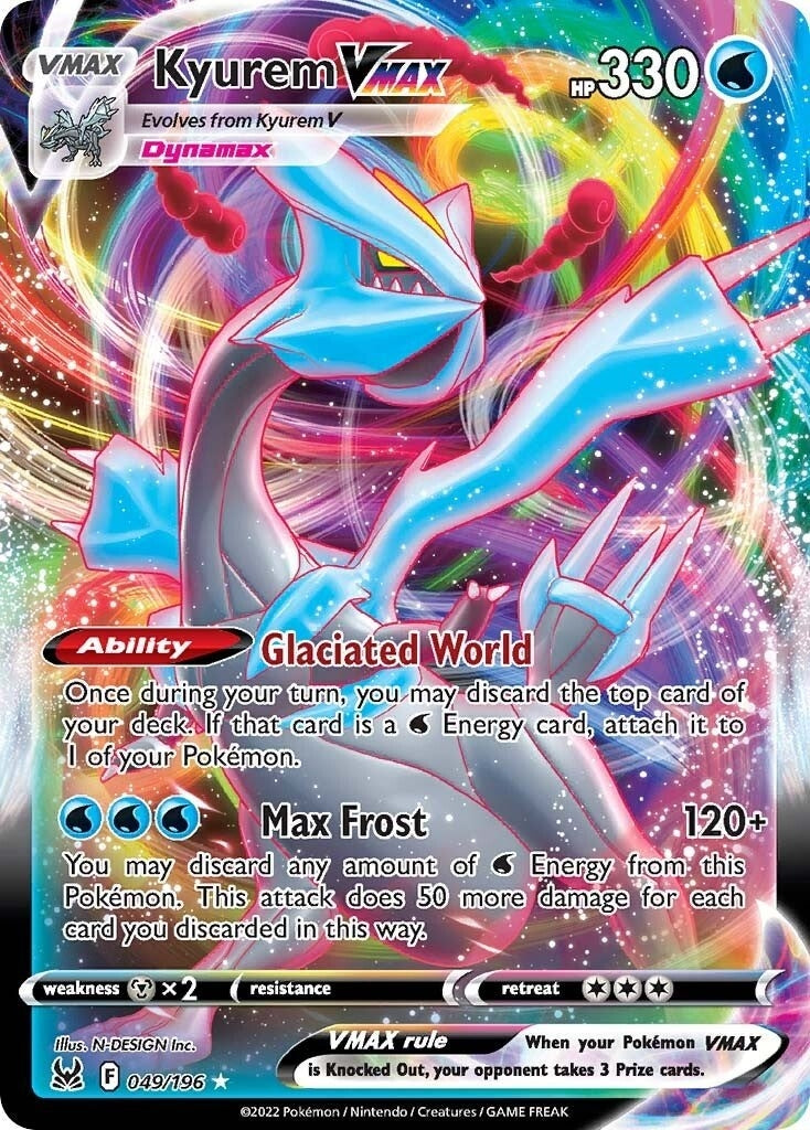 Image for Kyurem VMAX (049/196) (SWSH11: Lost Origin) - Pokemon
