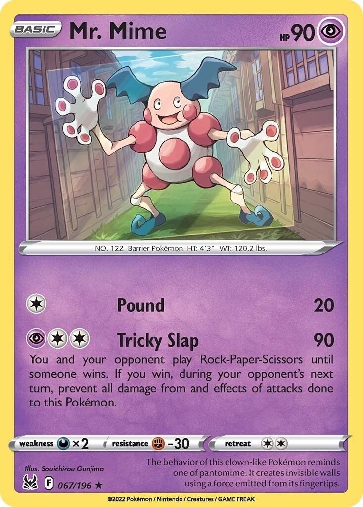 Image for Mr. Mime (067/196) (SWSH11: Lost Origin) - Pokemon