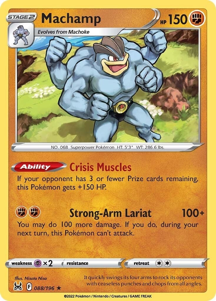 Image for Machamp (088/196) (SWSH11: Lost Origin) - Pokemon