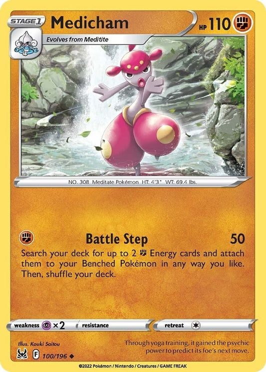 Image for Medicham (100/196) (SWSH11: Lost Origin) - Pokemon