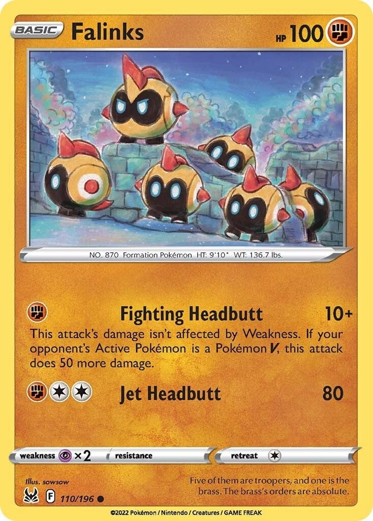 Image for Falinks (110/196) (SWSH11: Lost Origin) - Pokemon