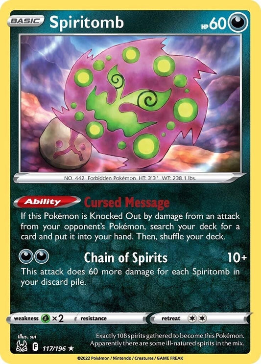 Image for Spiritomb (117/196) (SWSH11: Lost Origin) - Pokemon
