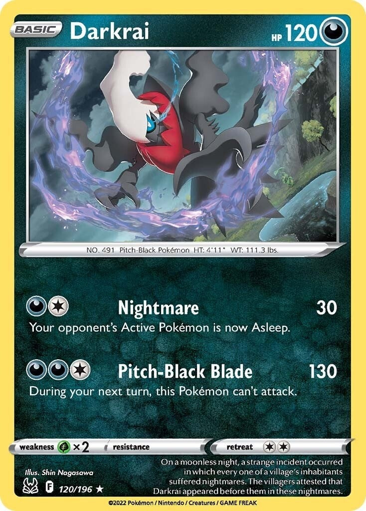 Image for Darkrai (120/196) (SWSH11: Lost Origin) - Pokemon