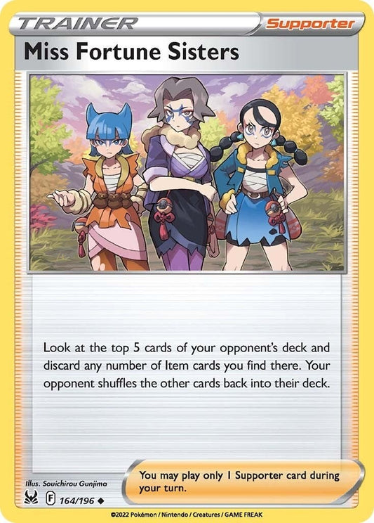 Image for Miss Fortune Sisters (164/196) (SWSH11: Lost Origin) - Pokemon