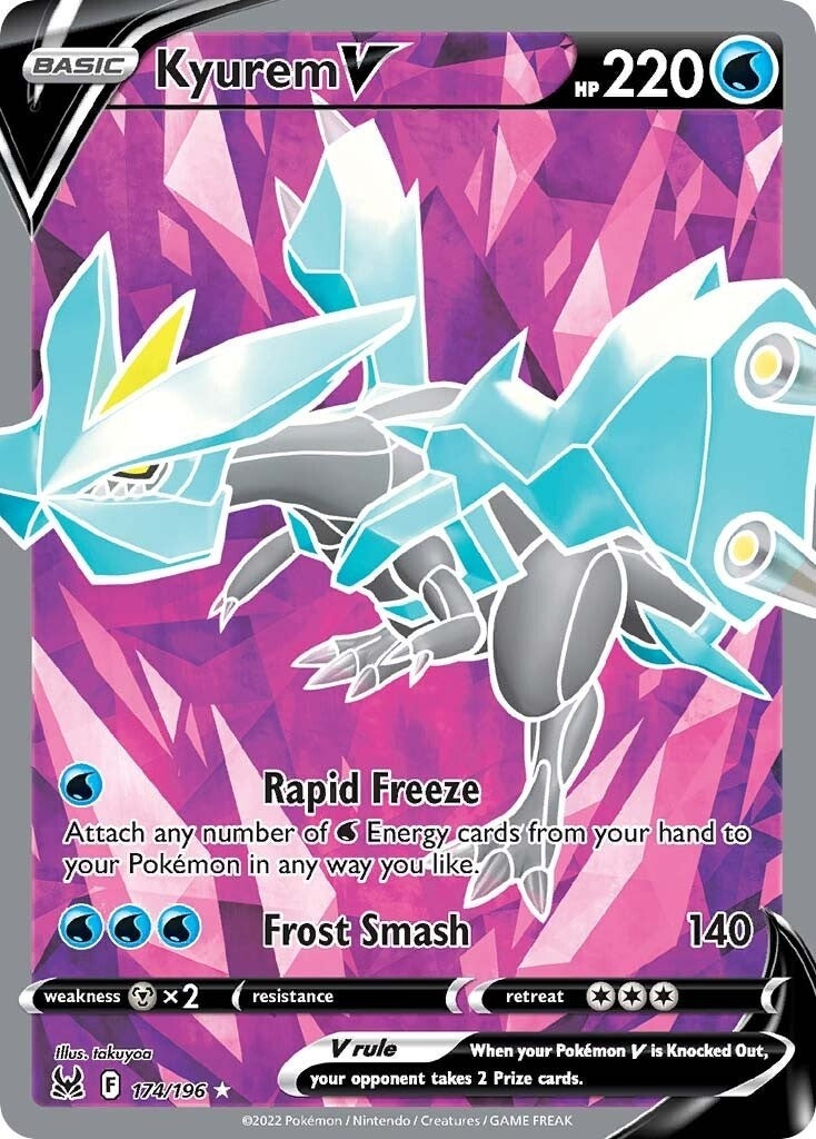 Image for Kyurem V (Full Art) (174/196) (SWSH11: Lost Origin) - Pokemon