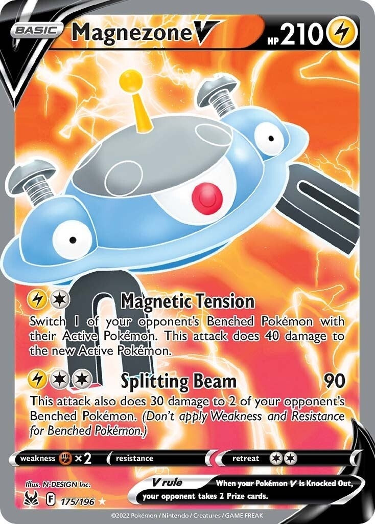 Image for Magnezone V (Full Art) (175/196) (SWSH11: Lost Origin) - Pokemon