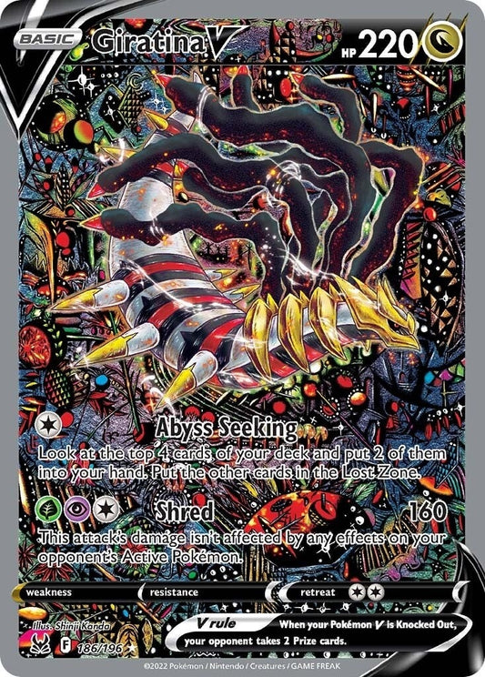 Image for Giratina V (Alternate Full Art) (186/196) (SWSH11: Lost Origin) - Pokemon