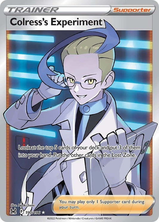 Image for Colress's Experiment (Full Art) (190/196) (SWSH11: Lost Origin) - Pokemon