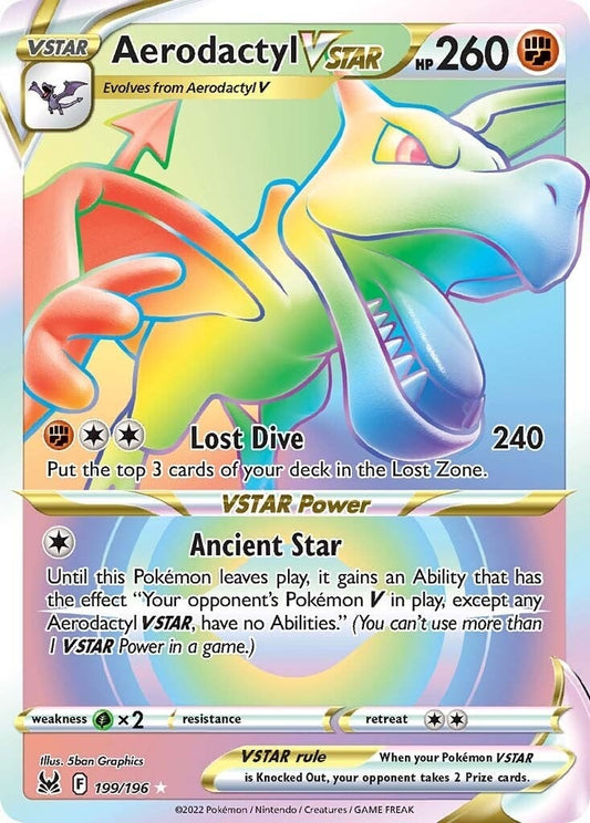 Image for Aerodactyl VSTAR (Secret) (199/196) (SWSH11: Lost Origin) - Pokemon