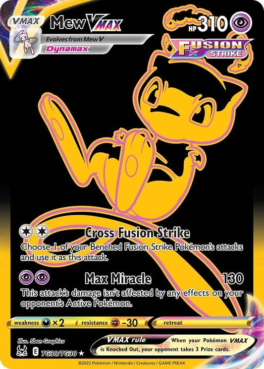 Image for Mew VMAX (Secret) (TG30/TG30) (SWSH11: Lost Origin Trainer Gallery) - Pokemon