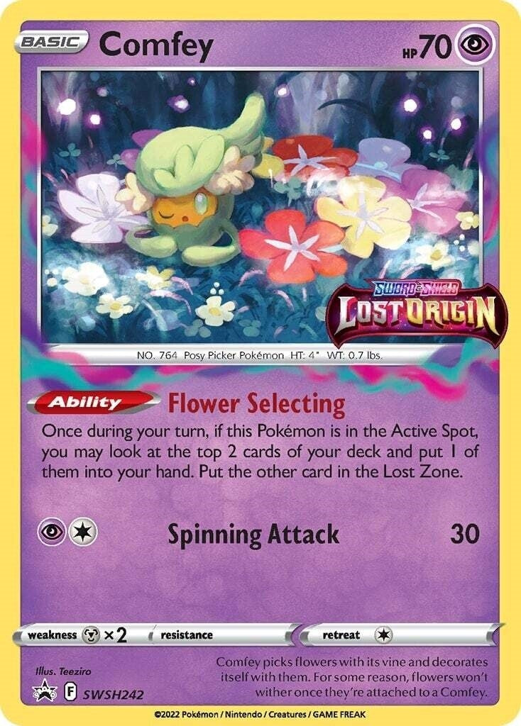 Image for Comfey - SWSH242 (Prerelease) (SWSH242) (SWSH: Sword & Shield Promo Cards) - Pokemon
