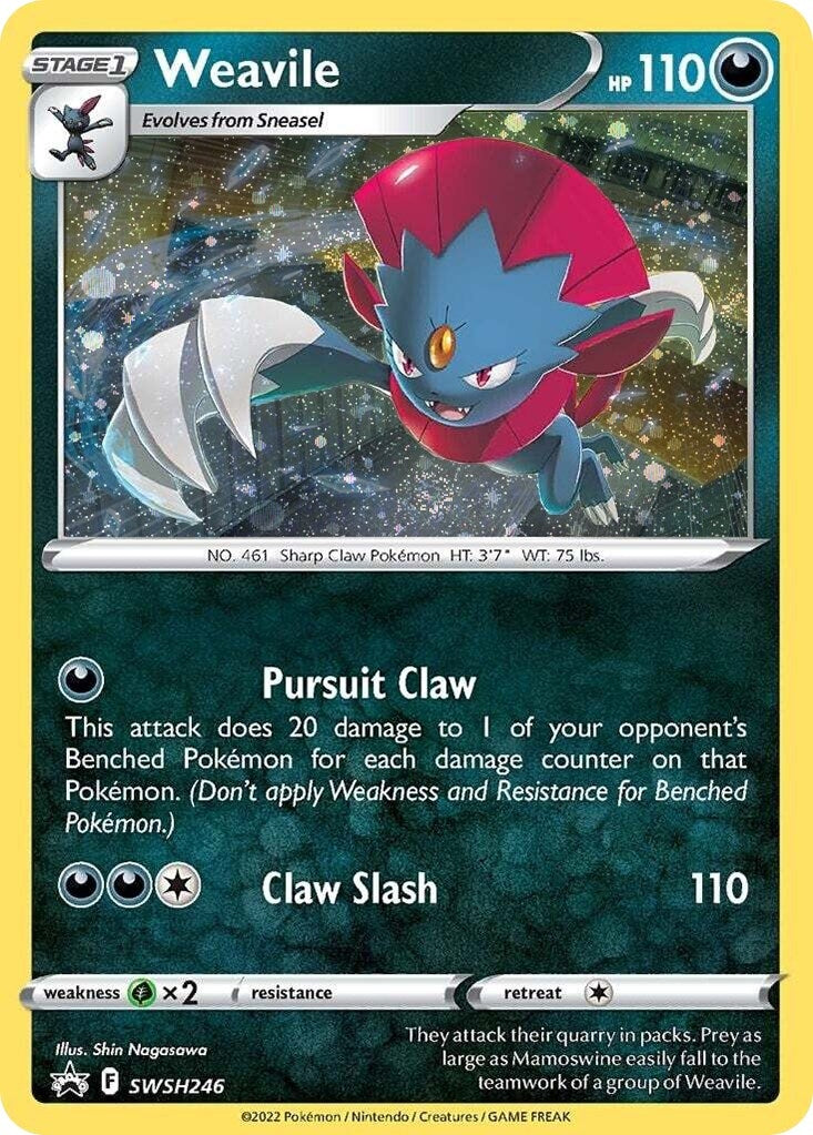 Image for Weavile - SWSH246 (Cosmos Holo) (SWSH246) (SWSH: Sword & Shield Promo Cards) - Pokemon
