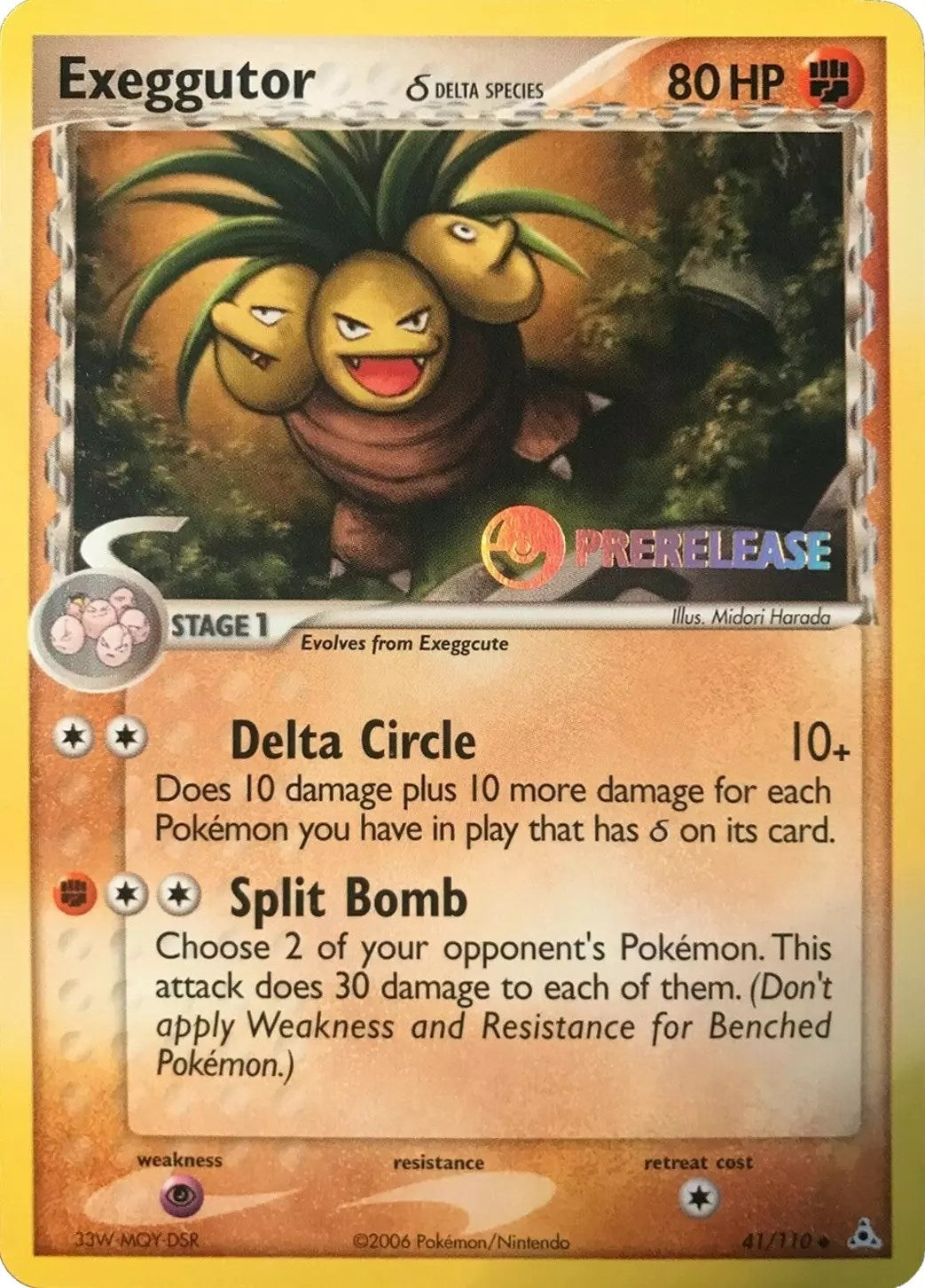 Image for Exeggutor (Delta Species) - 41/110 (Prerelease) (41/110) (Nintendo Promos) - Pokemon