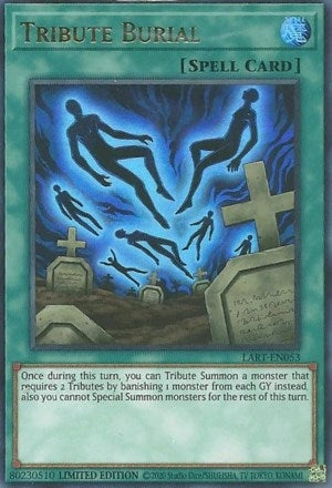 Image for Tribute Burial (LART-EN053) (The Lost Art Promotion) (LART) - YuGiOh