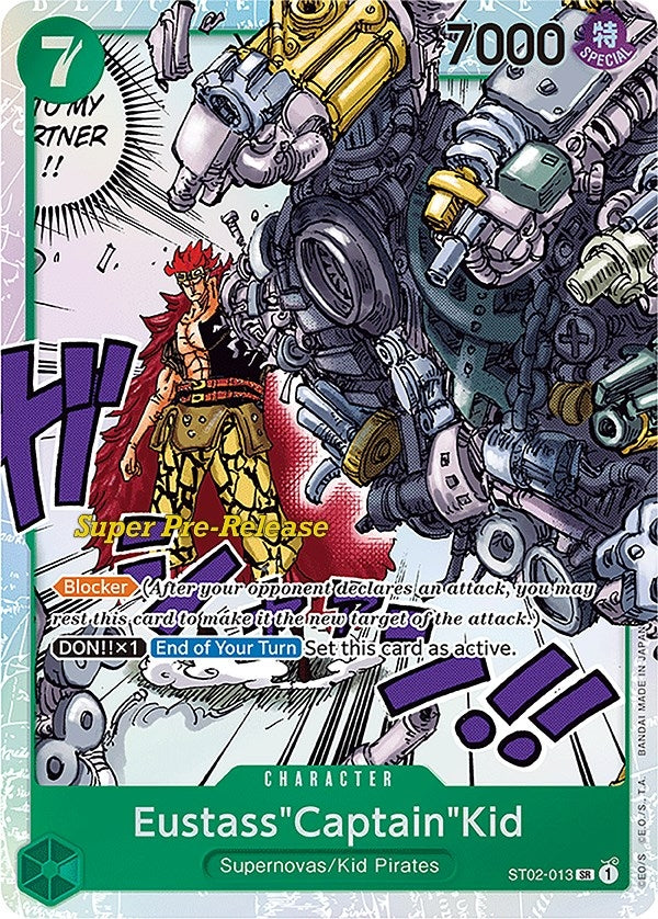 Image for Eustass"Captain"Kid (013) (ST02-013) (Super Pre-Release Starter Deck 2: Worst Generation) - One Piece Card Game