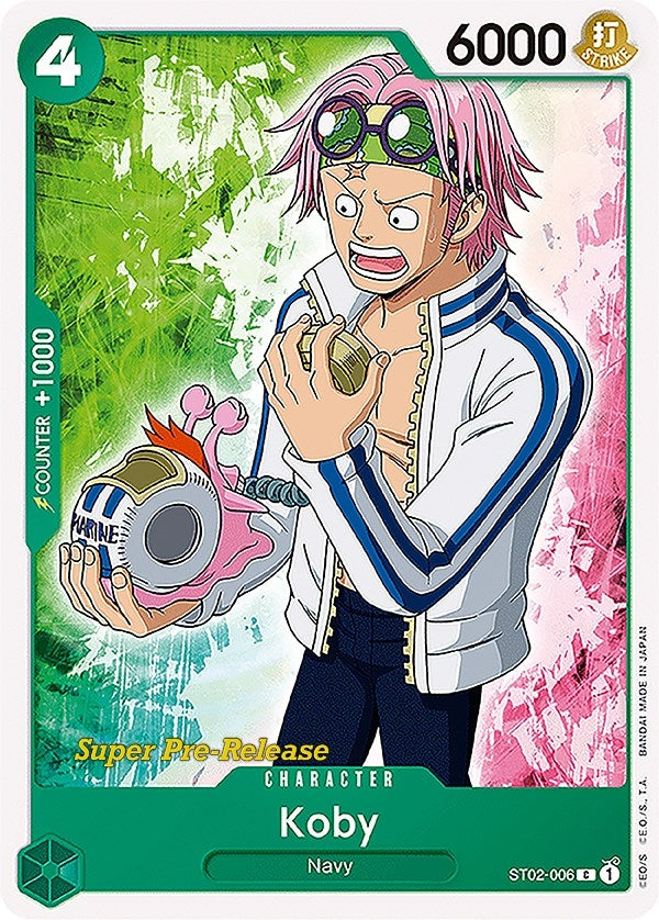 Image for Koby (ST02-006) (Super Pre-Release Starter Deck 2: Worst Generation) - One Piece Card Game
