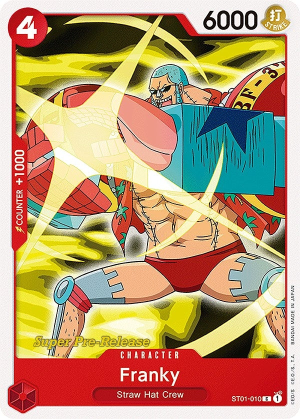 Image for Franky (ST01-010) (Super Pre-Release Starter Deck 1: Straw Hat Crew) - One Piece Card Game