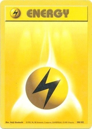 Image for Lightning Energy (100/102) (Base Set) - Pokemon