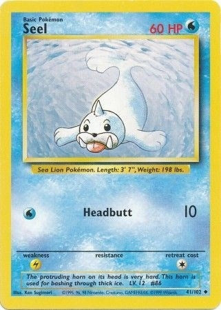 Image for Seel (041/102) (Base Set) - Pokemon