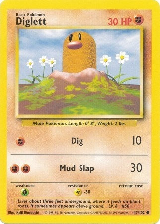 Image for Diglett (047/102) (Base Set) - Pokemon